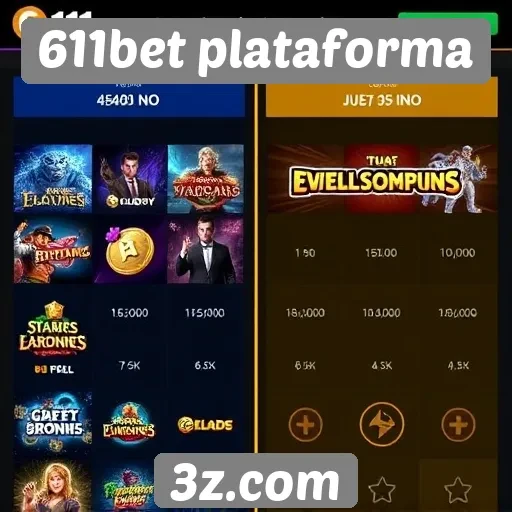 Diferenciais dos jogos disponíveis na 611bet